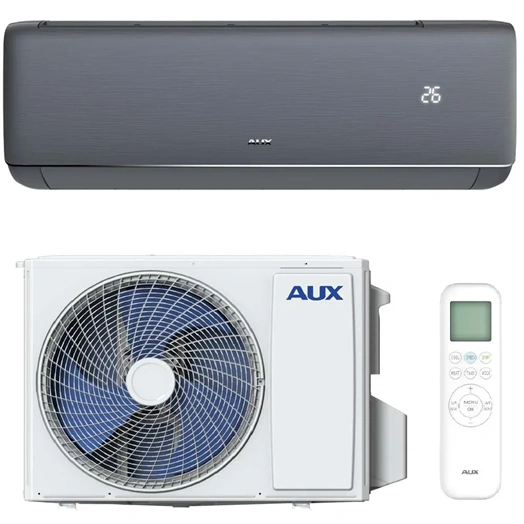 AUX Q-SMART PRÉMIUM ( AUX-12QB/I AUX-12QB/O ) KLÍMA MONO OLDALFALI SZETT SZÜRKE 3,5KW