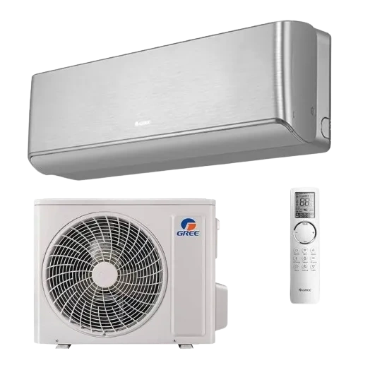 GREE AIRY (GWH24AVEXF-K6DNA1A/I / GWH24AVEXF-K6DNA1A/O) KLÍMA MONO OLDALFALI SZETT INOX 7,1KW