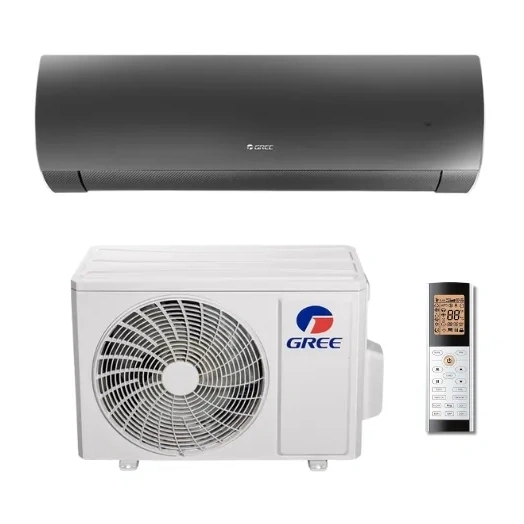 GREE DARK PRO (GWH12ACCXD-K6DNA1D/I / GWH12AWCXD-K6DNA1D/O) KLÍMA MONO OLDALFALI SZETT SÖTÉT SZÜRKE 3,5KW