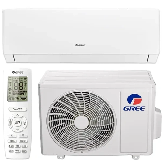 GREE PULSE (GWH12AGB-K6DNA1A/I / GWH12AGB-K6DNA1A/O) KLÍMA MONO OLDALFALI SZETT 3,2KW
