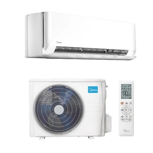 MIDEA BREEZELESS E MCB-09-SP (CB1-09HRFN8-I / MX2H-09RD6) MONO OLDALFALI KLÍMA SZETT 2,6 KW