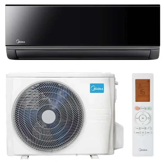MIDEA XTREME SAVE MG2X-18-BL-SP (MSAGCU-18HRFNX-BL/MOX301-18HFN8) KLÍMA MONO OLDALFALI SZETT FEKETE 5,0 KW